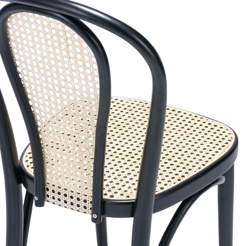 Kastra Jessica Hazeranlı Sırt ve Oturum Thonet Ahşap Sandalye-zoom-