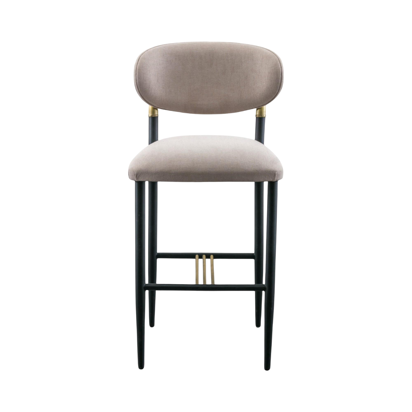 Kastra Jude Döşeme Kumaşlı Metal Bar Sandalyesi-8