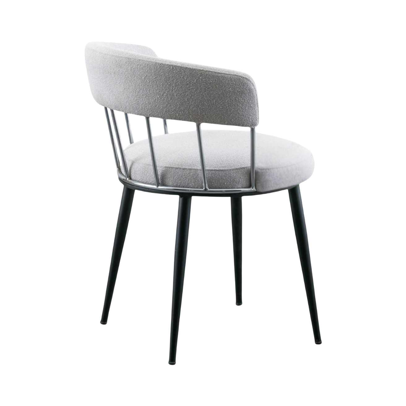 Kastra Lena Döşeme Kumaşlı Metal Sandalye