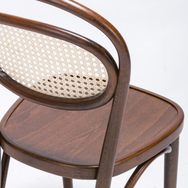Kastra Linda Hazeranlı Sırt Thonet Ahşap Sandalye-zoom-