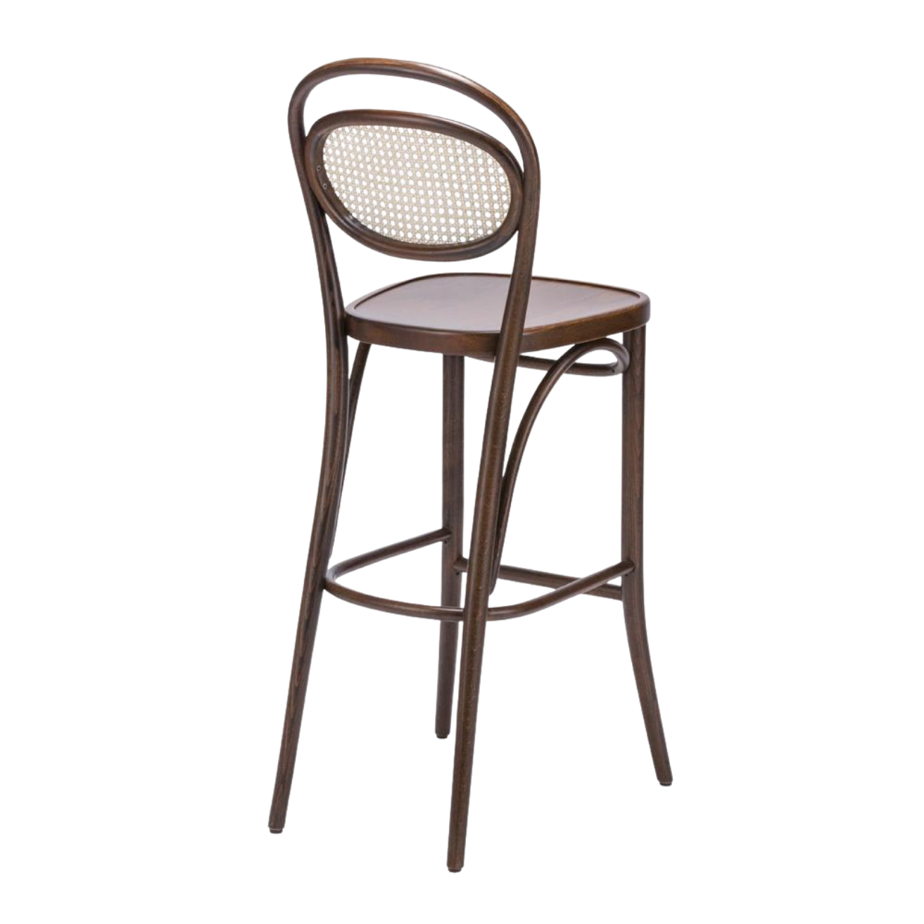 Kastra Linda Sırt Hazeranlı Thonet Ahşap Bar Sandalyesi-zoom-8