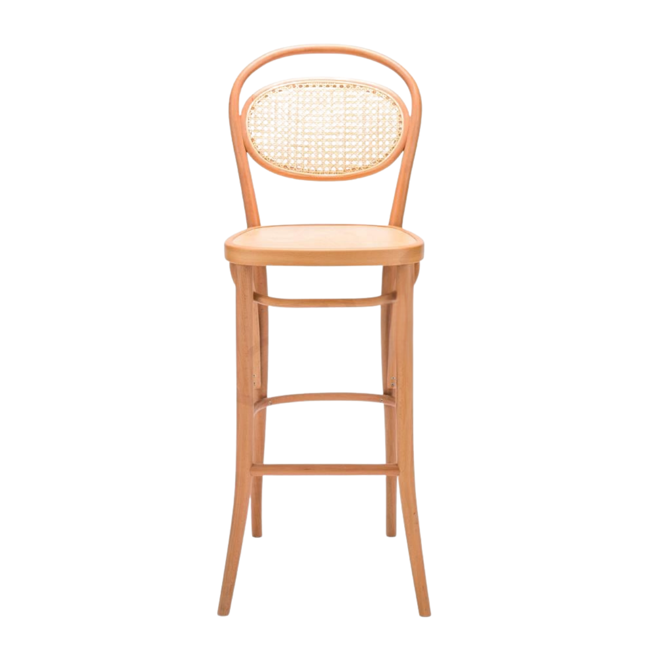 Kastra Linda Sırt Hazeranlı Thonet Ahşap Bar Sandalyesi-zoom-11