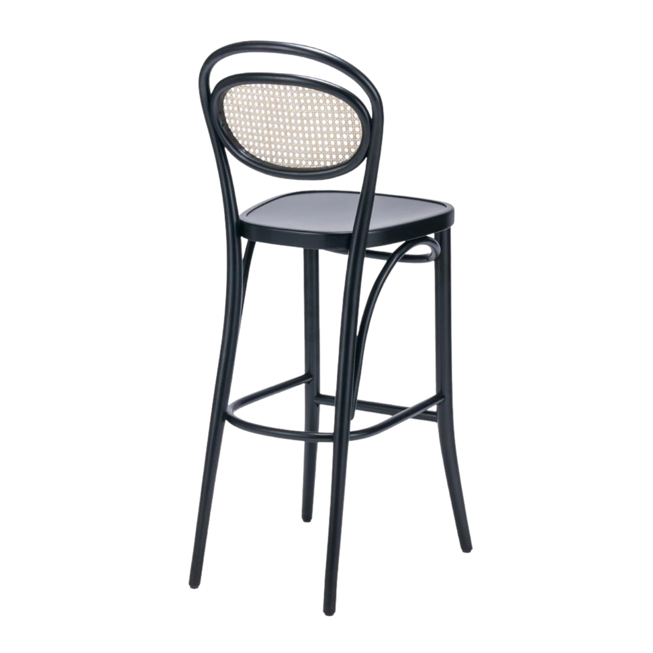 Kastra Linda Sırt Hazeranlı Thonet Ahşap Bar Sandalyesi-zoom-5