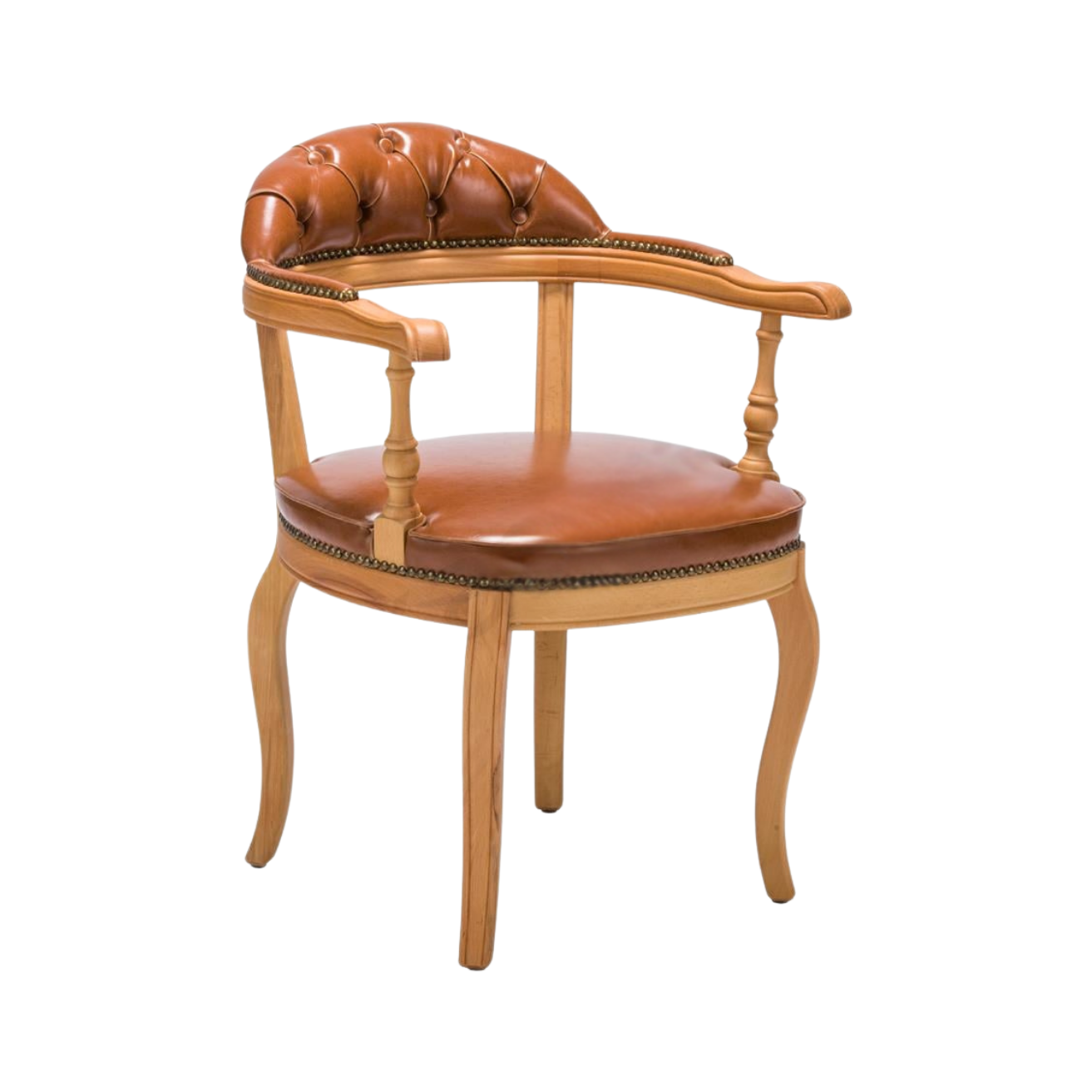 Kastra London Döşeme Kumaşlı Retro Ahşap Sandalye