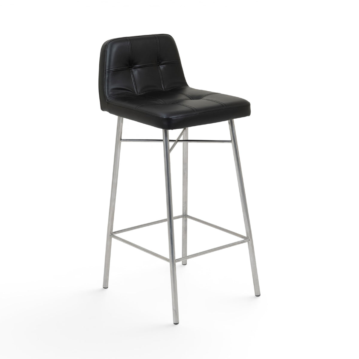 Kastra Lova Döşeme Kumaşlı Metal Bar Sandalyesi-zoom-1