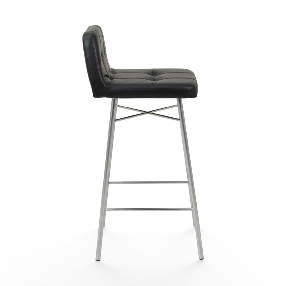 Kastra Lova Döşeme Kumaşlı Metal Bar Sandalyesi-zoom-3