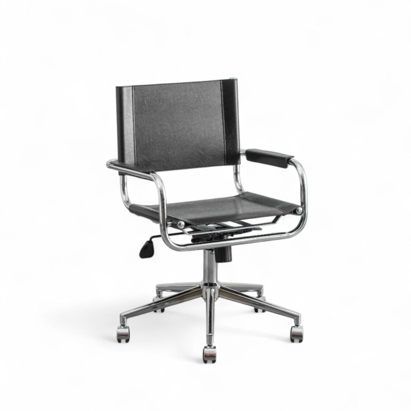 Kastra Mart Stam S34 Deri Metal Çalışma Sandalyesi-zoom-1