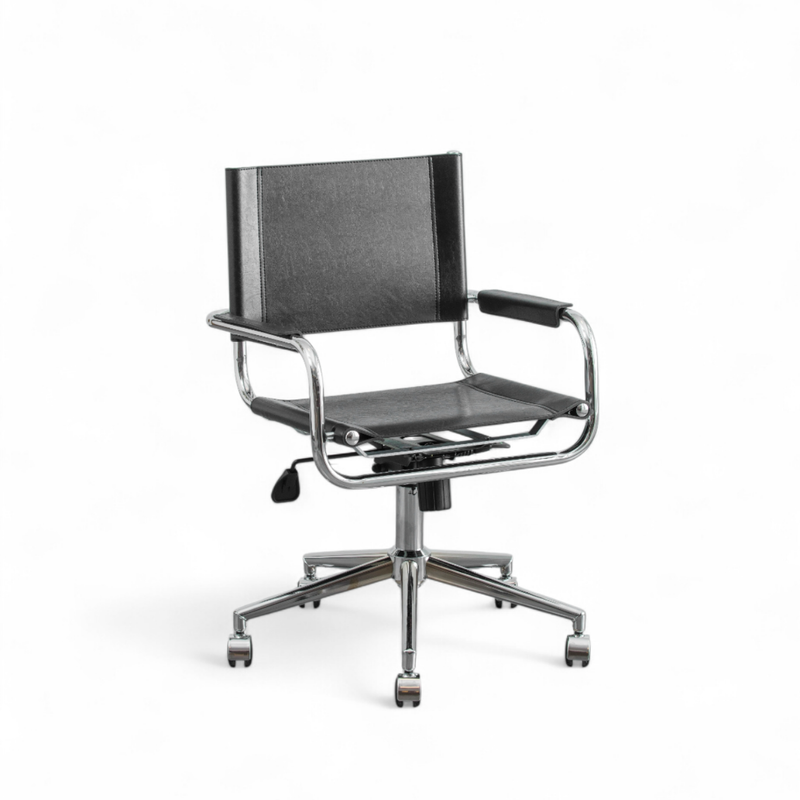 Kastra Mart Stam S34 Deri Metal Çalışma Sandalyesi-zoom-