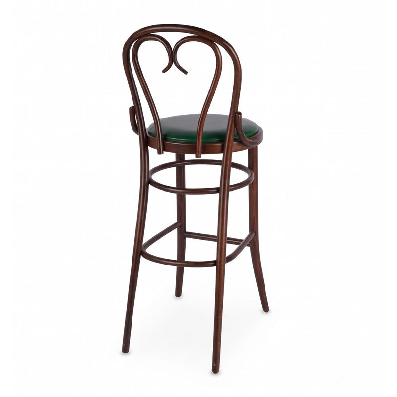 Kastra Miny Minderli Thonet Ahşap Bar Sandalyesi-zoom-