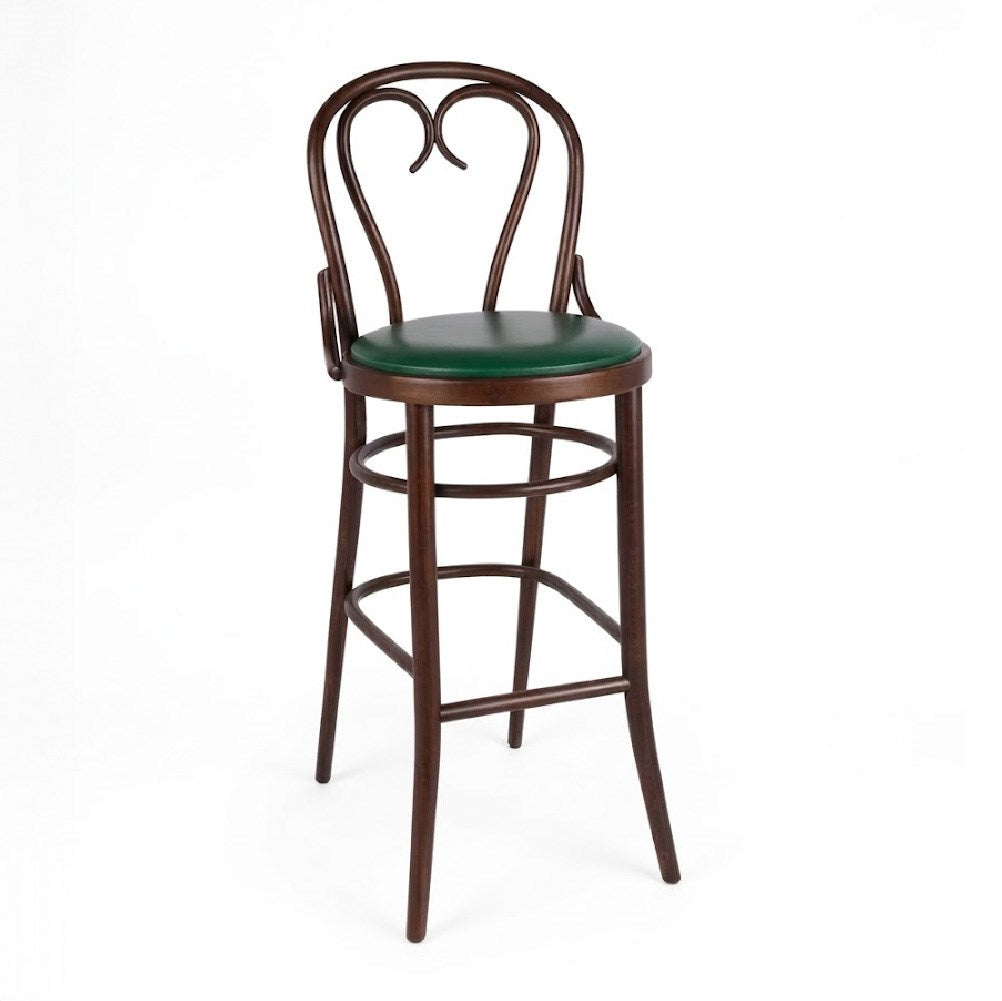 Kastra Miny Minderli Thonet Ahşap Bar Sandalyesi-zoom-1