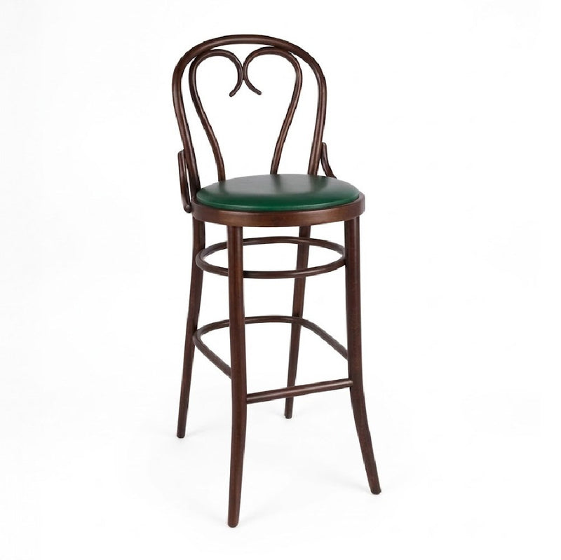 Kastra Miny Minderli Thonet Ahşap Bar Sandalyesi-zoom-