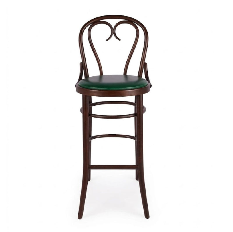 Kastra Miny Minderli Thonet Ahşap Bar Sandalyesi-zoom-