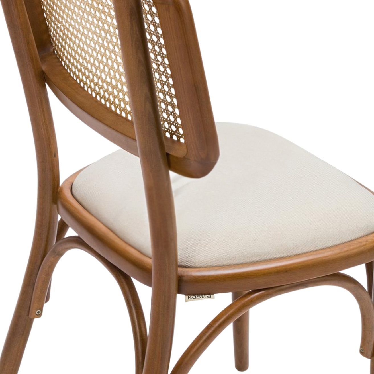 Kastra Ode Döşeme Kumaşlı Sırt Hazeranlı Ahşap Sandalye
