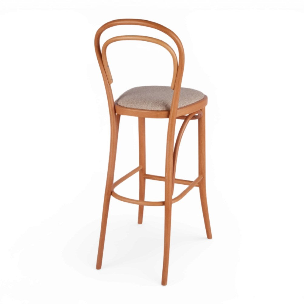 Kastra Olivia Minderli Thonet Ahşap Bar Sandalyesi-3