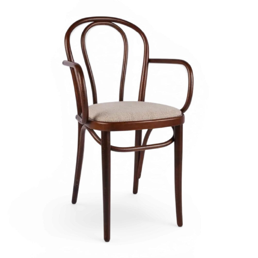 Kastra Olivia Minderli Kollu Ahşap Thonet Sandalye