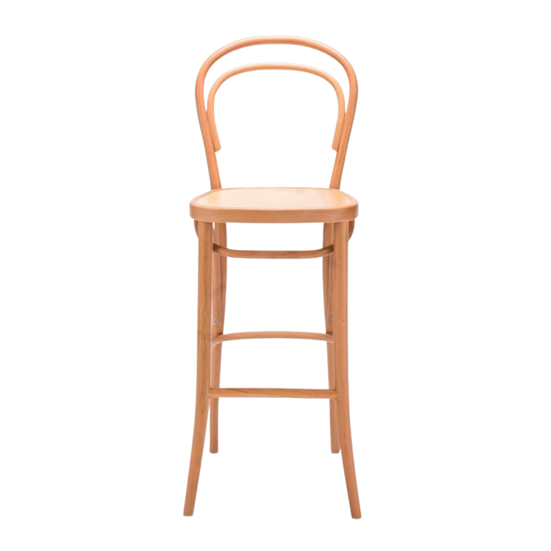 Kastra Olivia Thonet Ahşap Bar Sandalyesi-zoom-