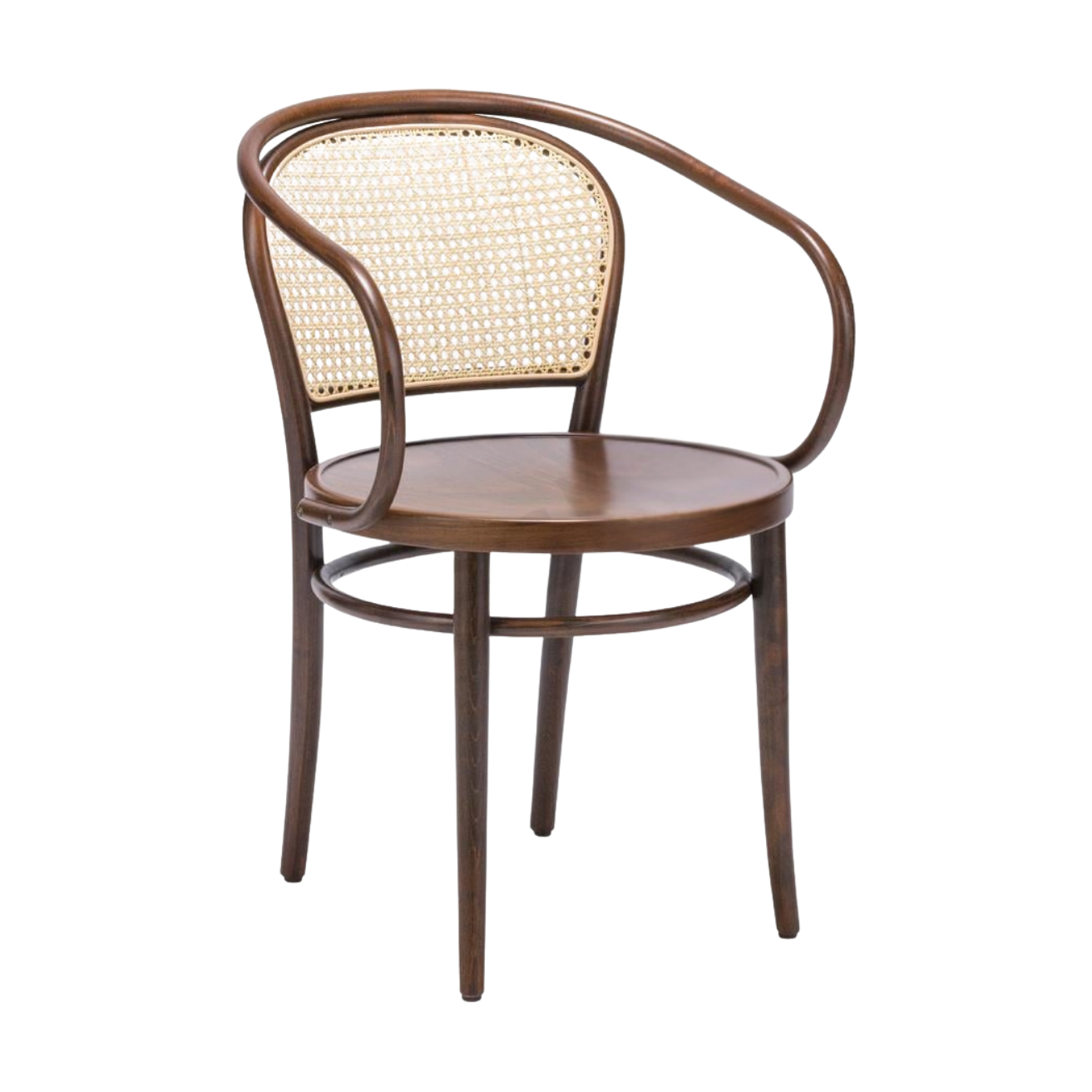 Kastra Oscar Hazeranlı Sırt Kollu Thonet Ahşap Sandalye-5