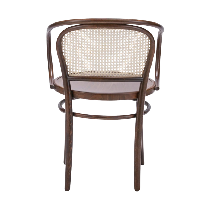 Kastra Oscar Hazeranlı Sırt Kollu Thonet Ahşap Sandalye-zoom-
