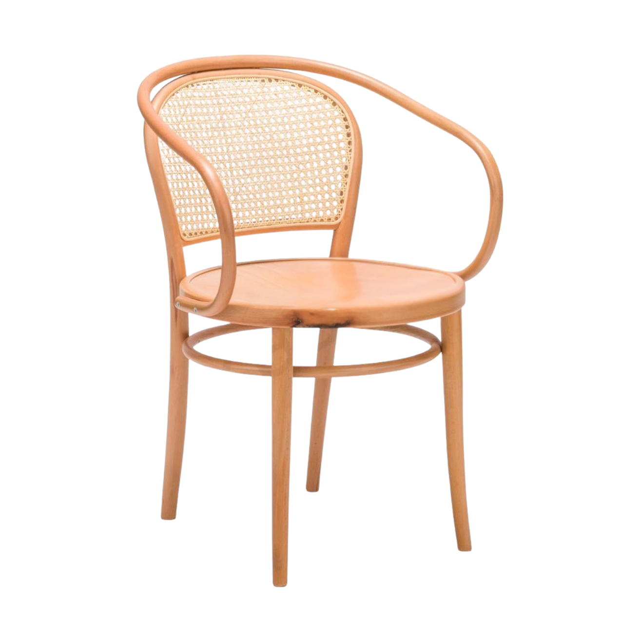 Kastra Oscar Hazeranlı Sırt Kollu Thonet Ahşap Sandalye-zoom-4