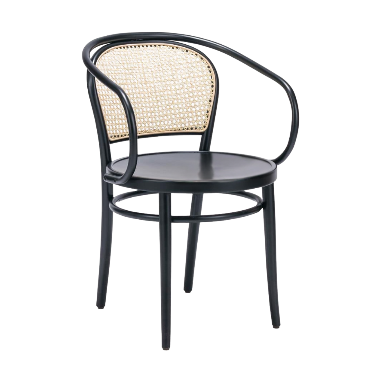Kastra Oscar Hazeranlı Sırt Kollu Thonet Ahşap Sandalye-1