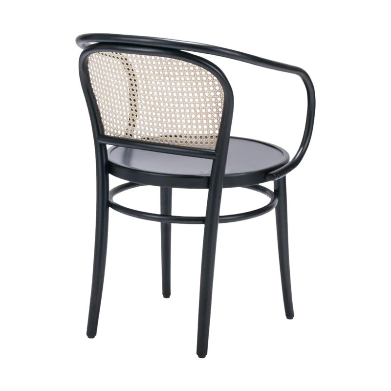 Kastra Oscar Hazeranlı Sırt Kollu Thonet Ahşap Sandalye-zoom-