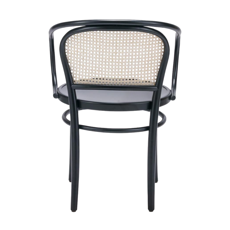 Kastra Oscar Hazeranlı Sırt Kollu Thonet Ahşap Sandalye-zoom-