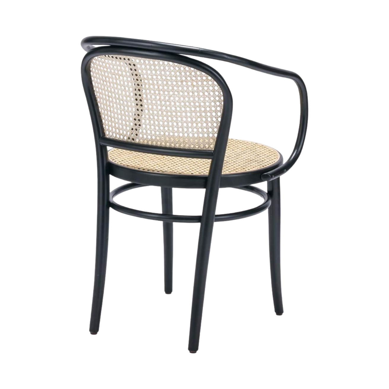 Kastra Oscar Hazeranlı Sırt ve Oturum Kollu Thonet Ahşap Sandalye-4