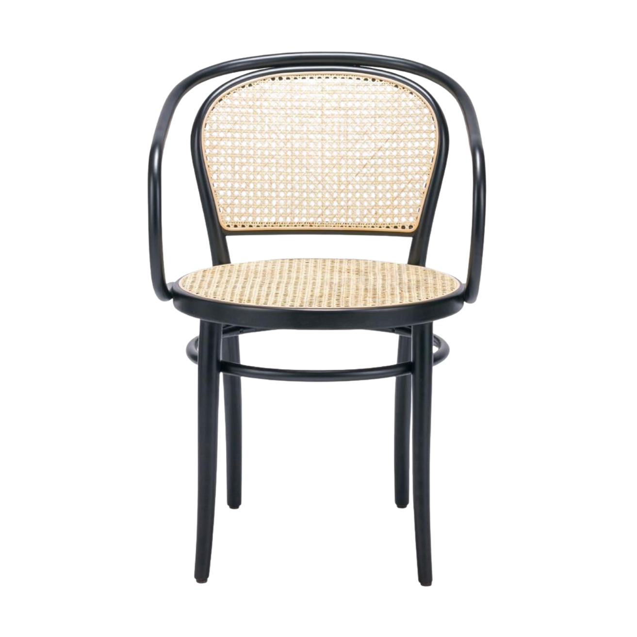 Kastra Oscar Hazeranlı Sırt ve Oturum Kollu Thonet Ahşap Sandalye-6