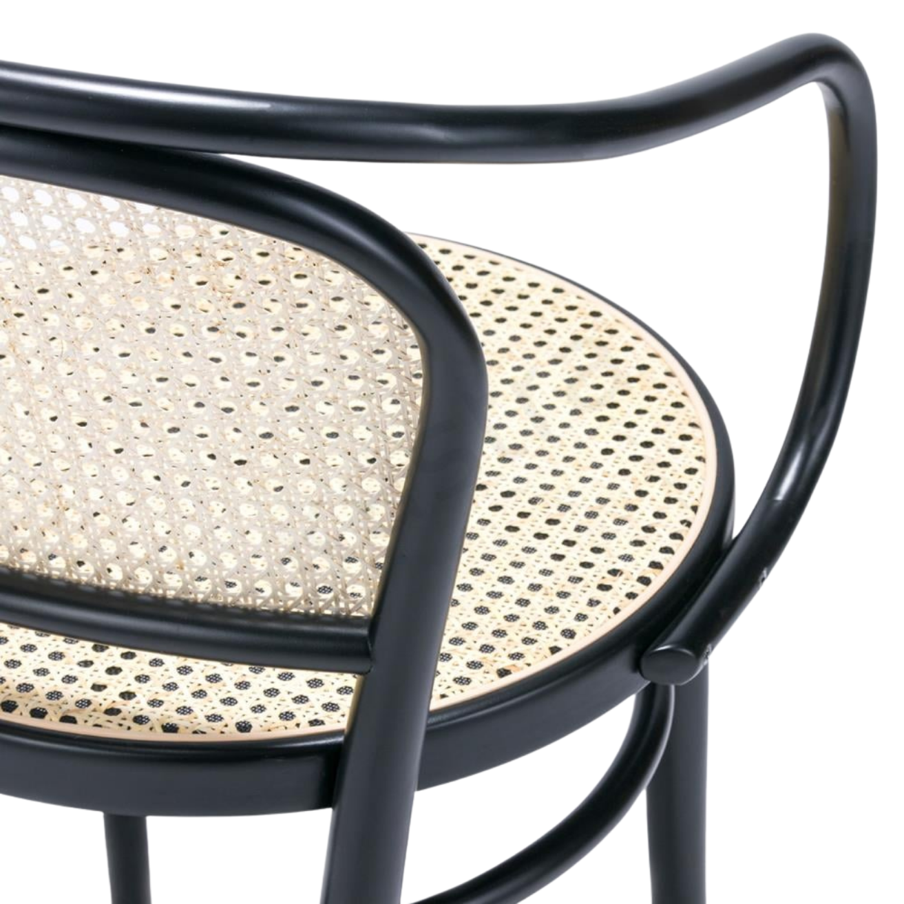 Kastra Oscar Hazeranlı Sırt ve Oturum Kollu Thonet Ahşap Sandalye