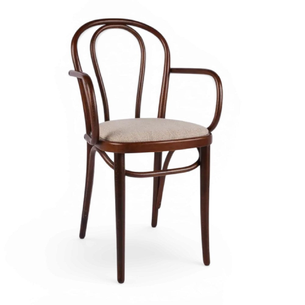Kastra Sofya Minderli Kollu Ahşap Thonet Sandalye