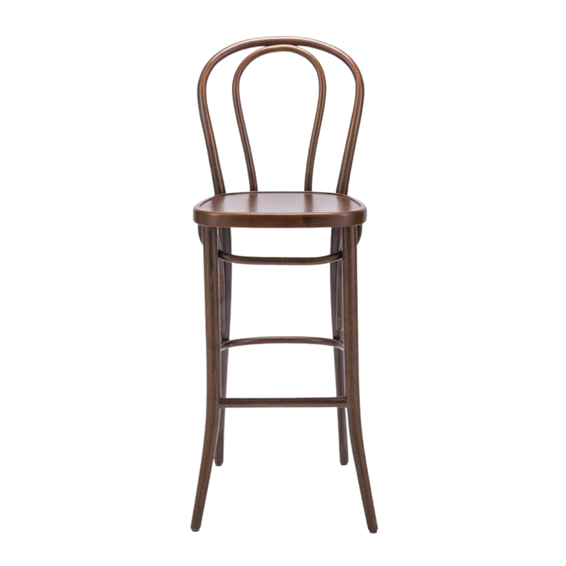 Kastra Sofya Thonet Ahşap Bar Sandalyesi-zoom-