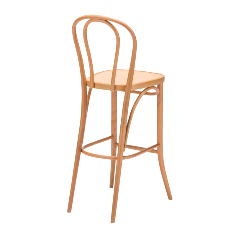 Kastra Sofya Thonet Ahşap Bar Sandalyesi-zoom-