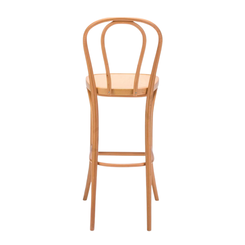 Kastra Sofya Thonet Ahşap Bar Sandalyesi-zoom-