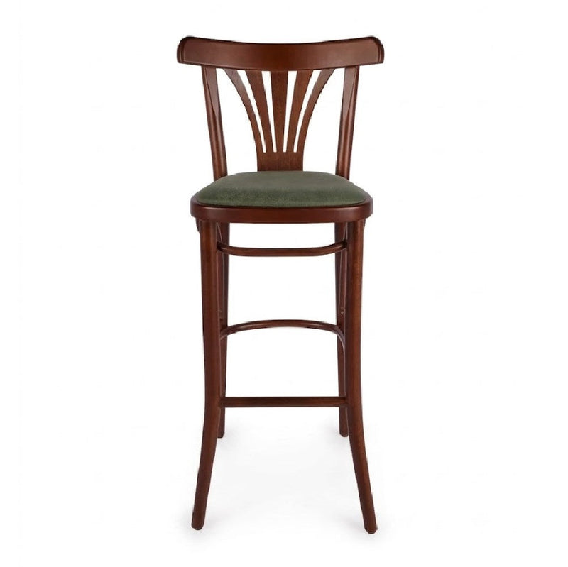 Kastra Wilson Minderli Thonet Ahşap Bar Sandalyesi-zoom-