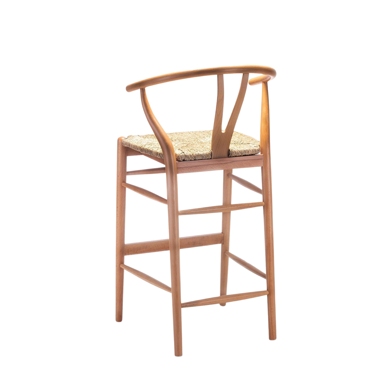Kastra Wishbone Hasırlı Bar Sandalyesi-zoom-6