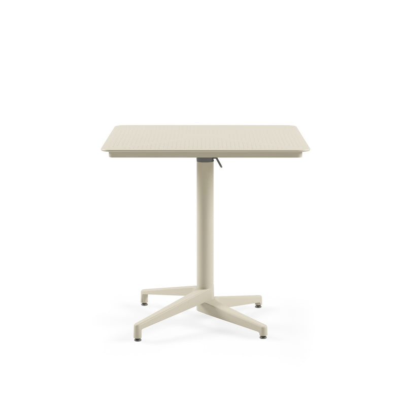 Tilia Moon Katlanır Polipropilen Masa 70X70 cm, Bahçe, Balkon, Dış Mekan, Kafe, Restoran İçin-zoom-