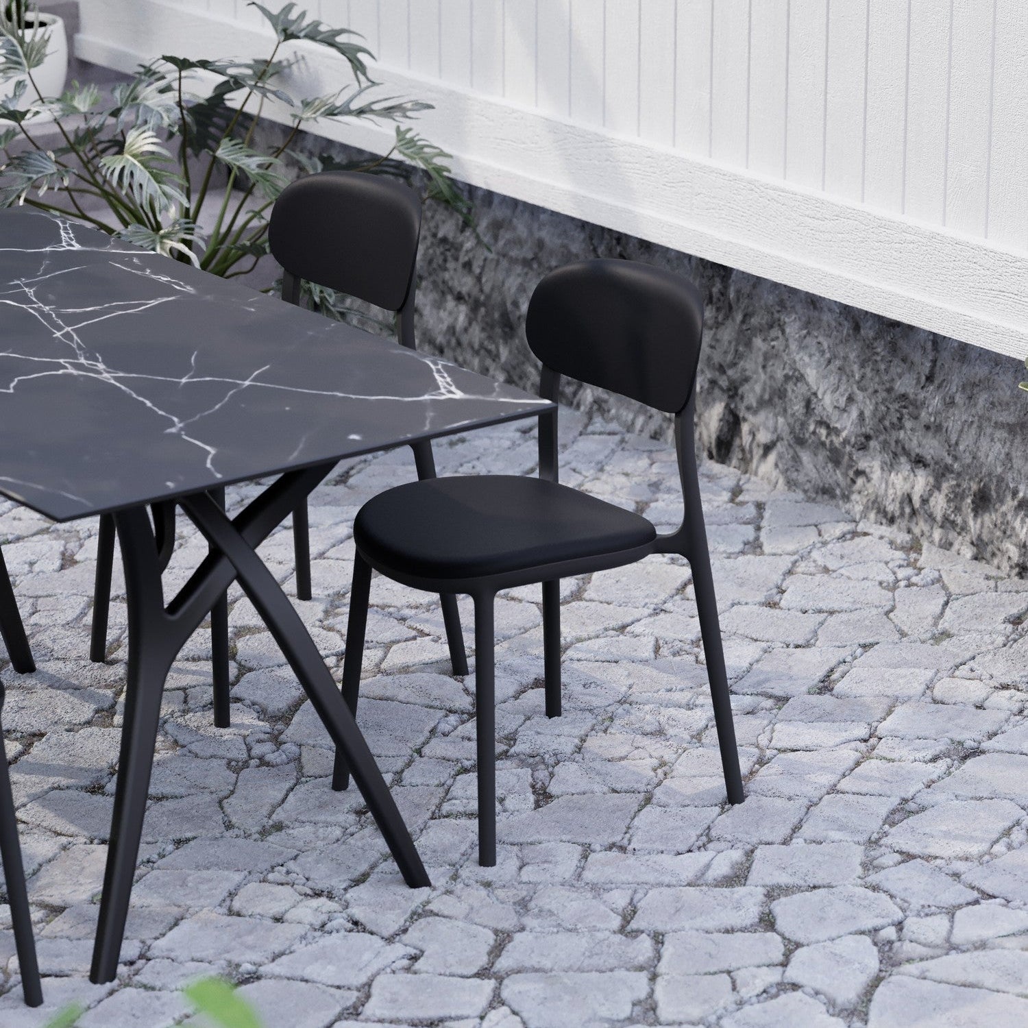 Tilia Ali Polipropilen Bahçe, Balkon, Kafe, Restoran, Dış Mekan Sandalyesi-zoom-5