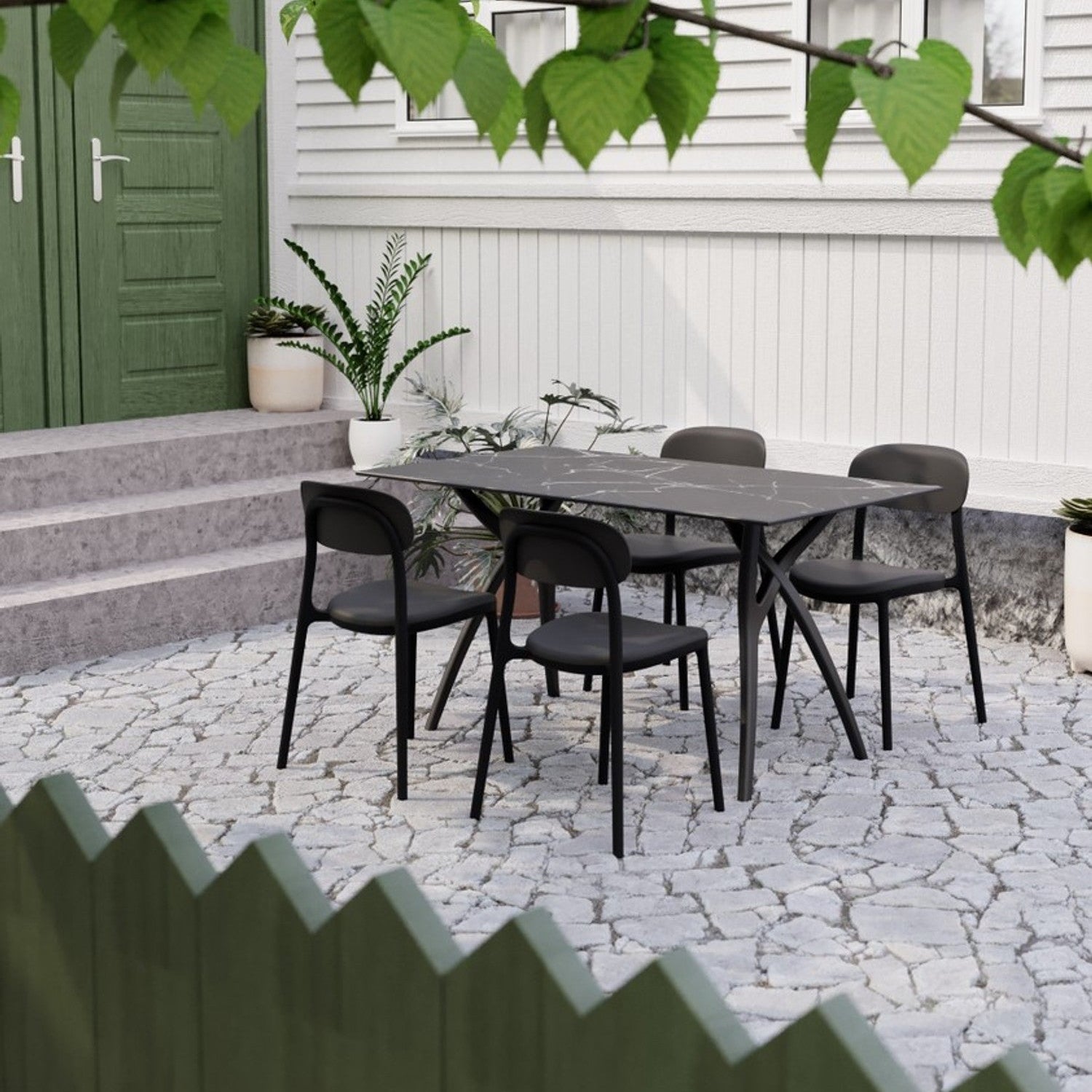 Tilia Ali Polipropilen Bahçe, Balkon, Kafe, Restoran, Dış Mekan Sandalyesi-zoom-6