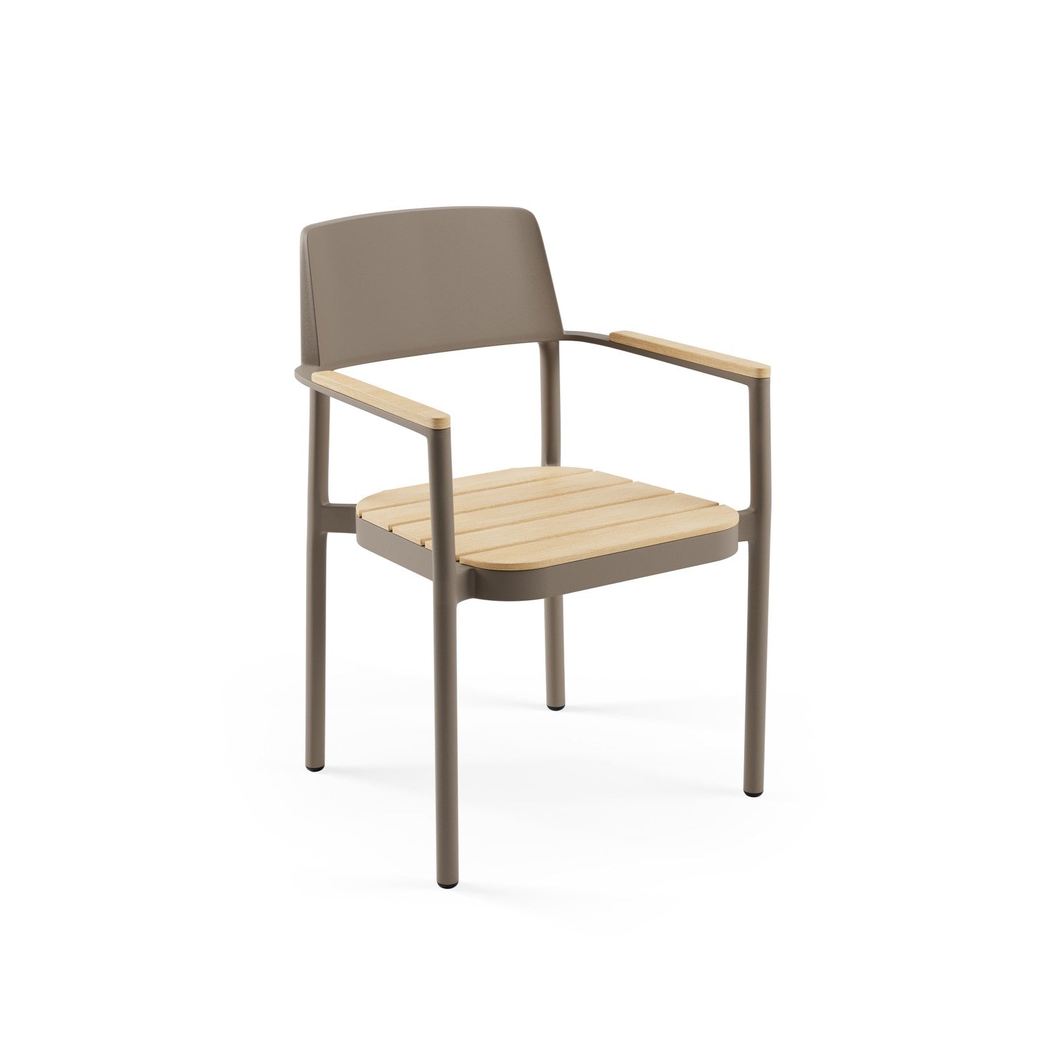 Tilia Alora Teak Alüminyum Kollu Dış Mekan, Balkon Sandalyesi-zoom-6