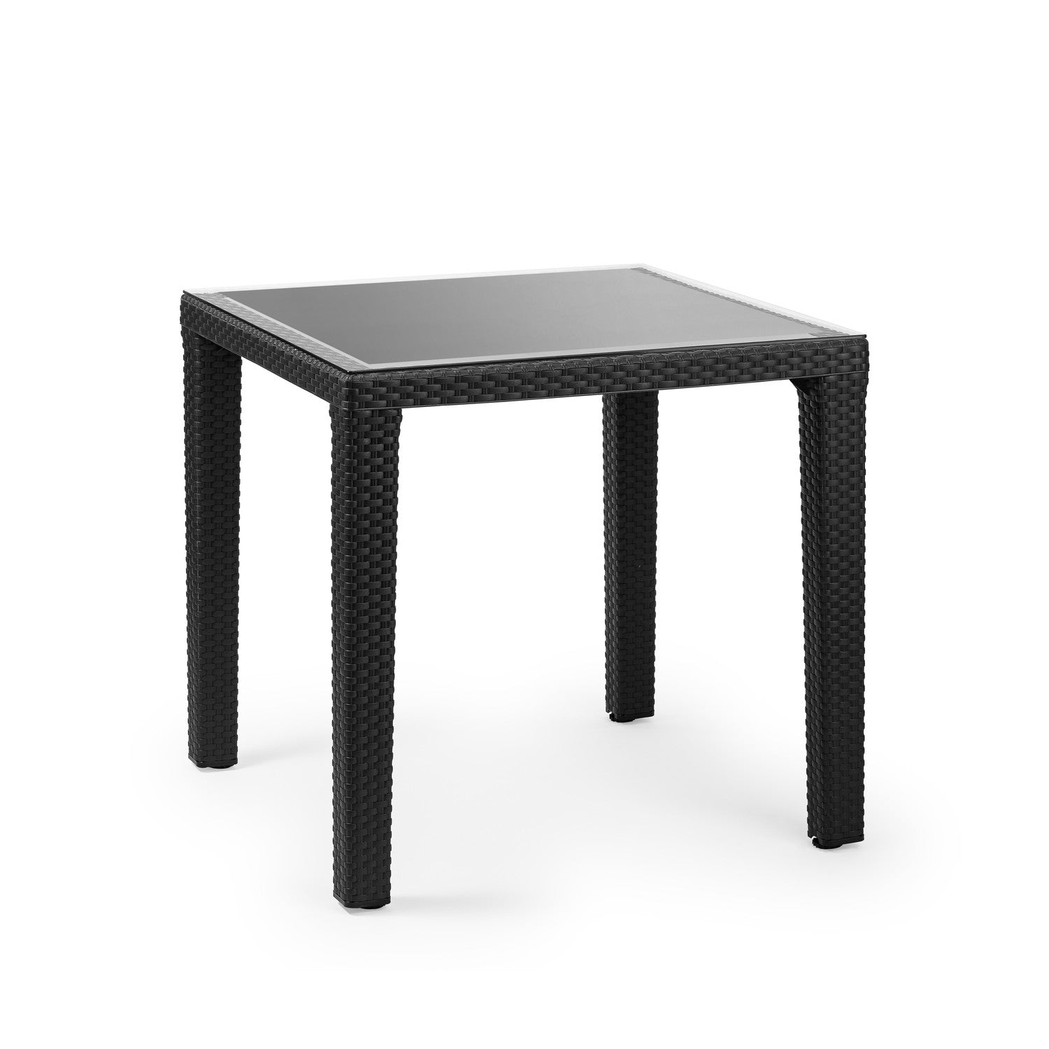 Tilia Antares Rattan Masa 80x80 cm, Bahçe, Balkon, Kafe, Restoran, Dış Mekan İçin