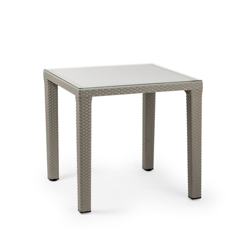 Tilia Antares Rattan Masa 80x80 cm, Bahçe, Balkon, Kafe, Restoran, Dış Mekan İçin-zoom-