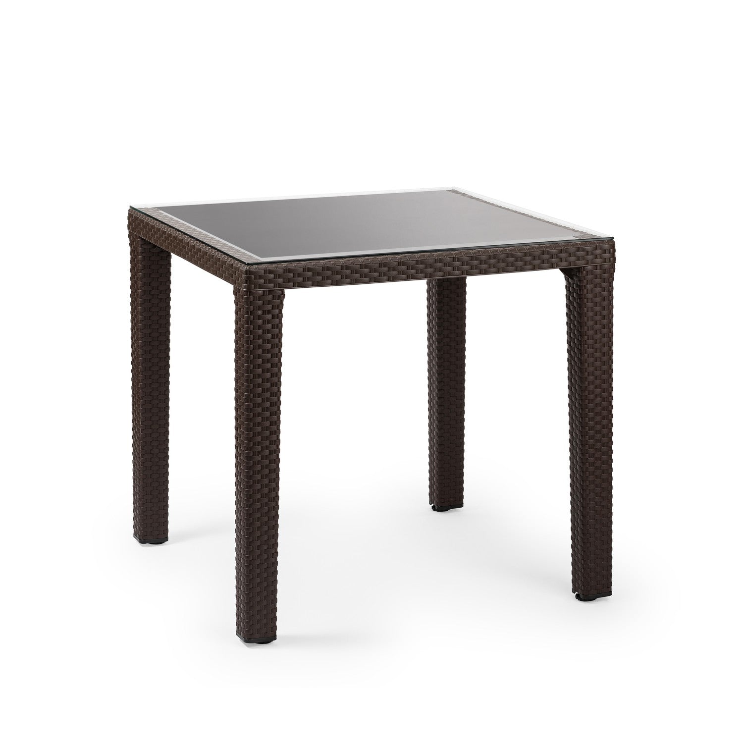 Tilia Antares Rattan Masa 80x80 cm, Bahçe, Balkon, Kafe, Restoran, Dış Mekan İçin