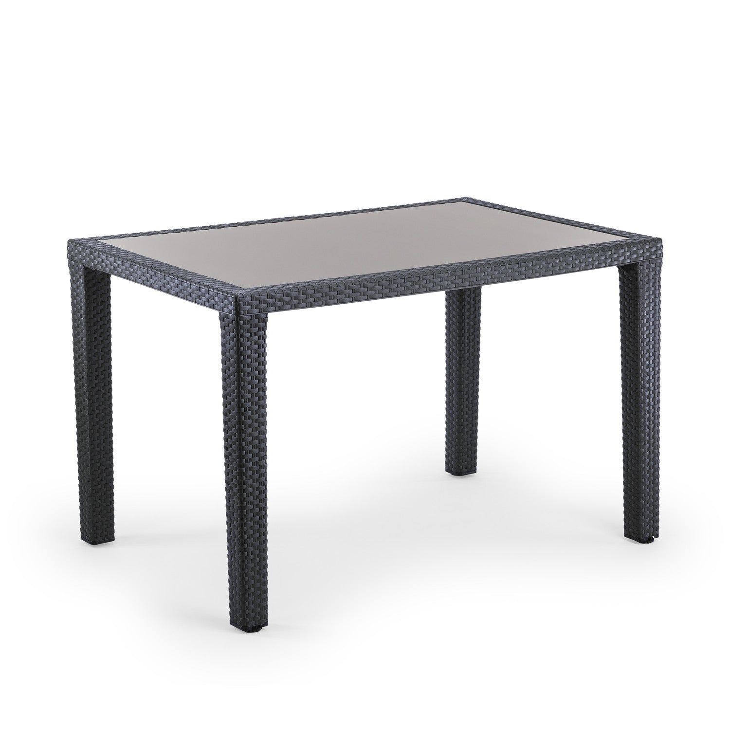 Tilia Antares Rattan Masa Cam Tabla 80×120 cm, Bahçe, Balkon, Kafe, Restoran, Dış Mekan İçin-3