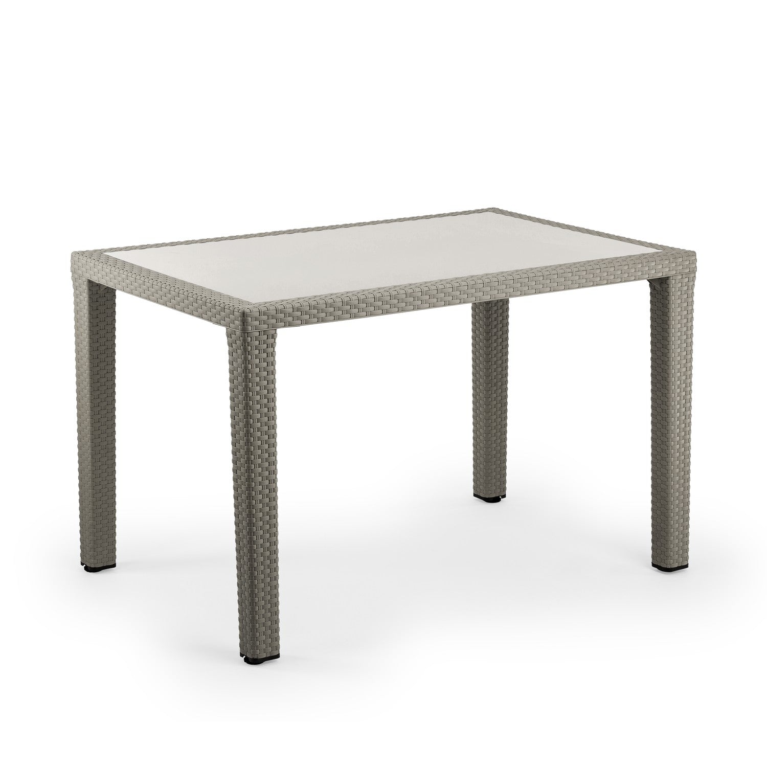 Tilia Antares Rattan Masa Cam Tabla 80×120 cm, Bahçe, Balkon, Kafe, Restoran, Dış Mekan İçin-5