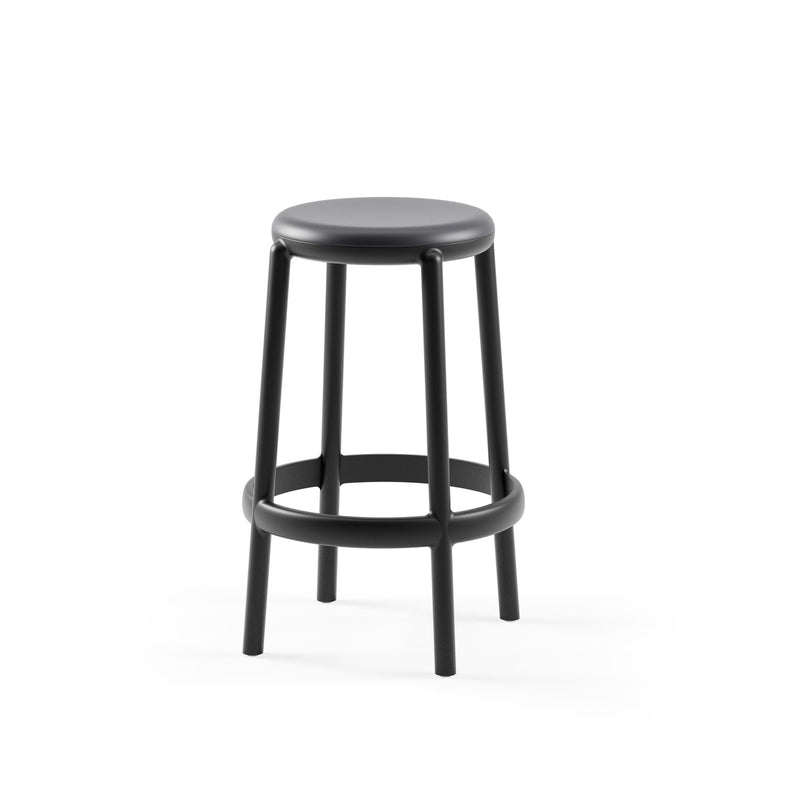 Tilia Duo Polipropilen Bar Taburesi 65 cm, Bahçe, Balkon, Dış Mekan, Kafe, Restoran İçin-zoom-