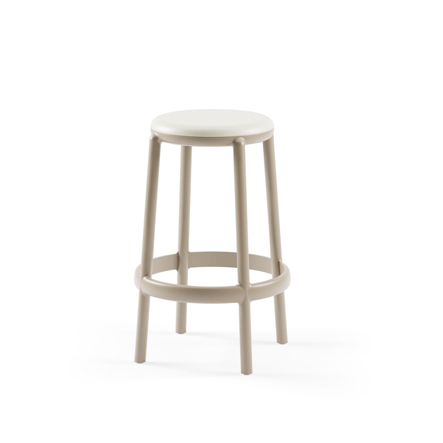 Tilia Duo Polipropilen Bar Taburesi 65 cm, Bahçe, Balkon, Dış Mekan, Kafe, Restoran İçin-3