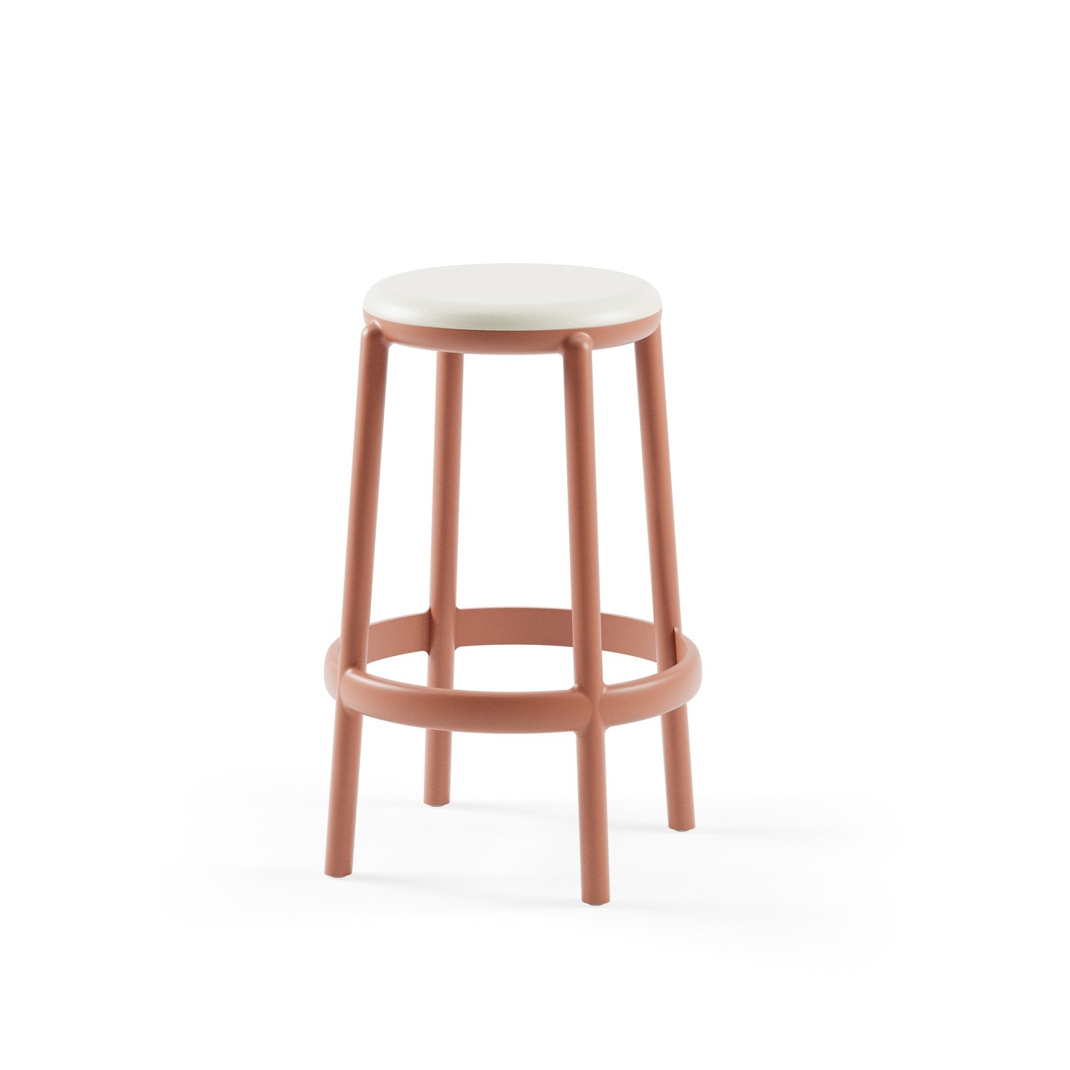Tilia Duo Polipropilen Bar Taburesi 65 cm, Bahçe, Balkon, Dış Mekan, Kafe, Restoran İçin-zoom-1