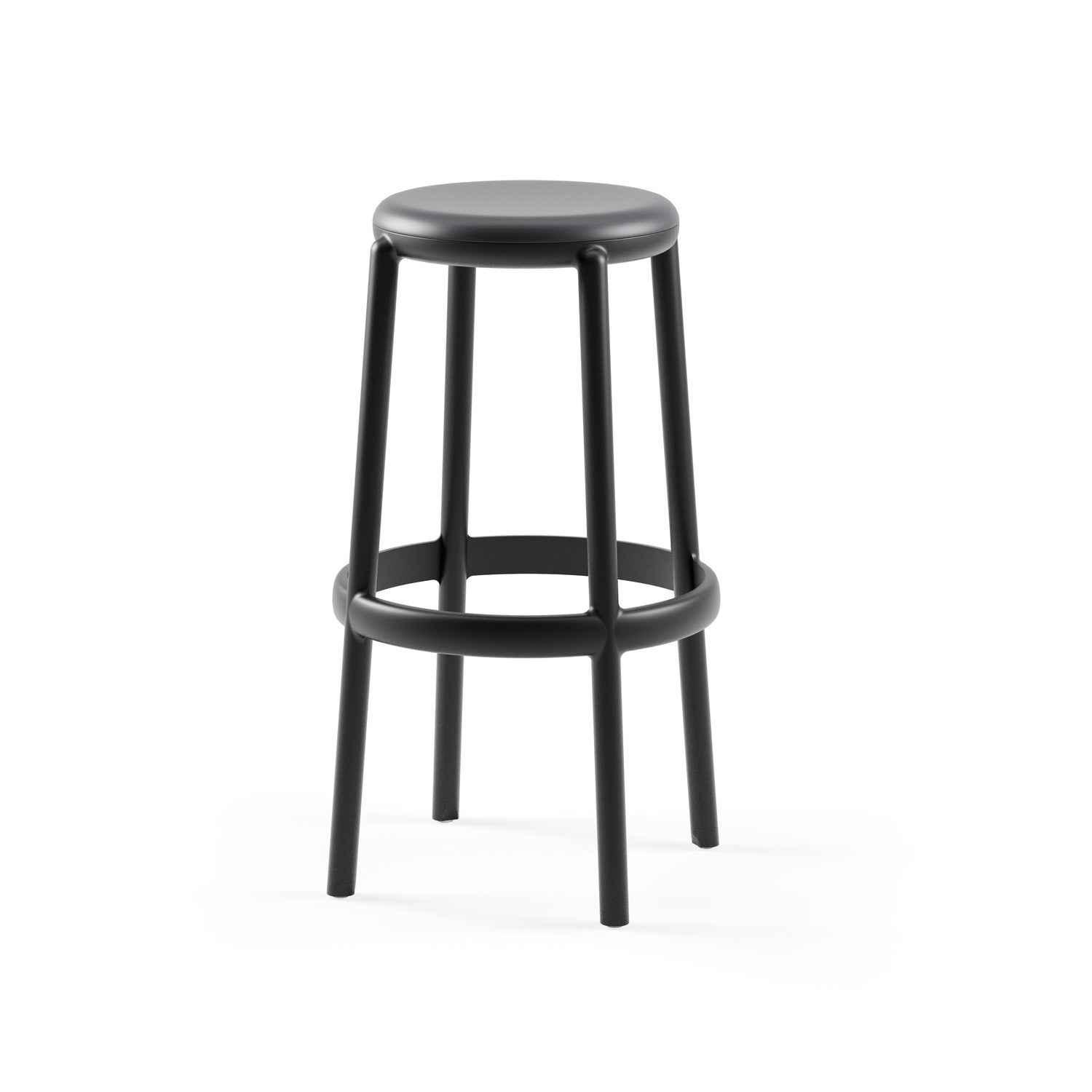 Tilia Duo Polipropilen Bar Taburesi 75 cm, Bahçe, Balkon, Dış Mekan, Kafe, Restoran İçin-7