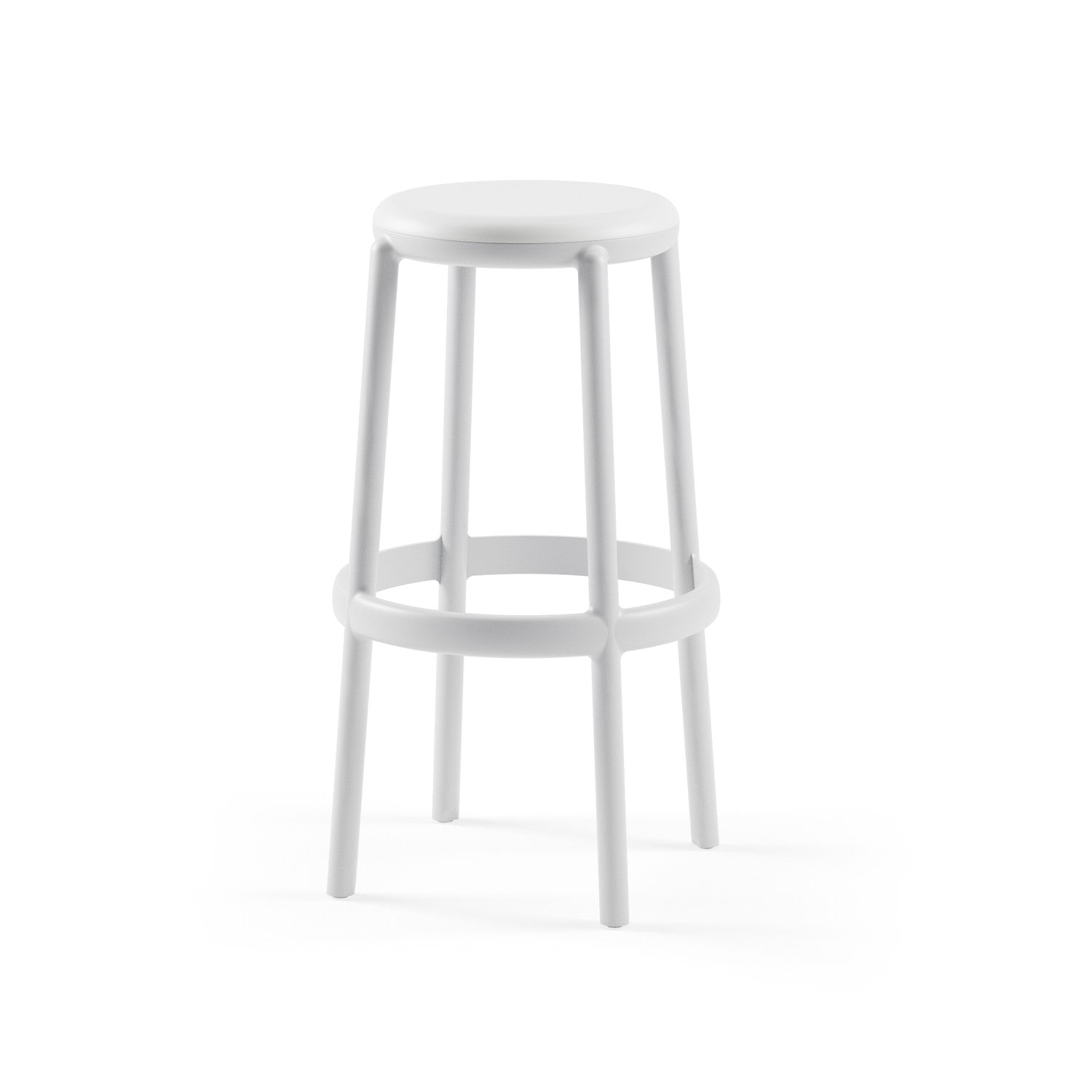 Tilia Duo Polipropilen Bar Taburesi 75 cm, Bahçe, Balkon, Dış Mekan, Kafe, Restoran İçin-6