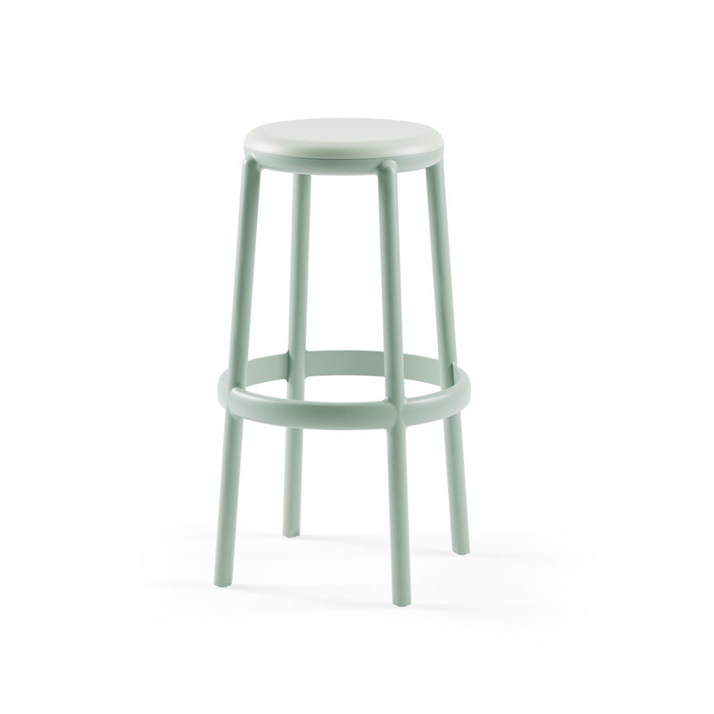 Tilia Duo Polipropilen Bar Taburesi 75 cm, Bahçe, Balkon, Dış Mekan, Kafe, Restoran İçin-zoom-